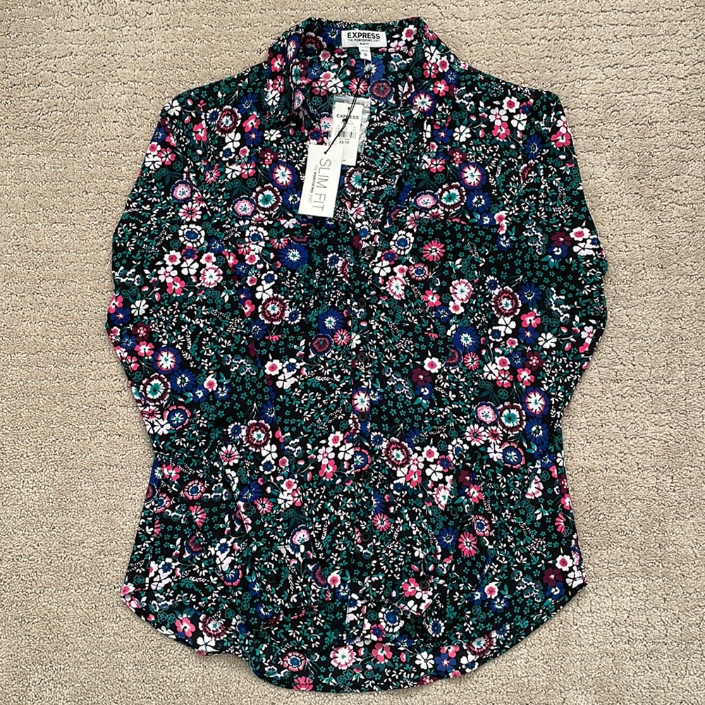 Express Slim For Portofino Shirt (X-Small)